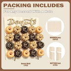 Large Wood Donut Wall Display Stand Holds 20 Donuts, 1 Pack Natural, alternate view 6