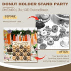 Large Wood Donut Wall Display Stand Holds 20 Donuts, 1 Pack Natural, alternate view 7