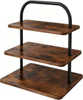 Large Wooden Cupcake Stand, Cupcake Tower Stand for 50 Cupcakes, 3 Tiered Wooden Serving Trays Stand, Soporte
