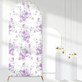 Lavender Arch Backdrop Covers Purple 6ft Arch Covers Stretchy Backdrop in 6 feet in Purple