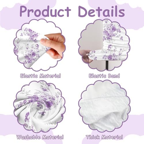 Lavender Arch Backdrop Covers Purple 6ft Arch Covers Stretchy Backdrop in 6 feet in Purple, alternate view 4
