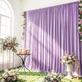 Lavender Backdrop Curtain - 10x10FT Back Drop Curtains for Parties Wrinkle-Free Soft Polyester Backdrop Wedding