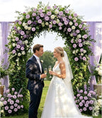 Lavender Faux Foam Roses with Stems DIY Home Decor(25Pcs) in Lavender, alternate view 6