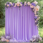 Lavender Purple Backdrop Curtain for Parties Backdrop Drape 10x8FT in 10FTx8FT in Lavender Purple