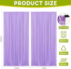 Lavender Purple Backdrop Curtain for Parties Backdrop Drape 10x8FT in 10FTx8FT in Lavender Purple, alternate view 2