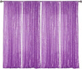 Lavender Purple Sequin Backdrop Curtain 4 Panels 2FTx8FT Glitter Lavender Background Drapes Sparkle Photography