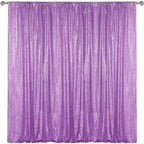 Lavender Purple Sequin Backdrop Curtain 7FTx7FT Glitter Lavender Purple Background Drapes Sparkle Photography