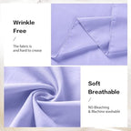 Lavender Wedding Arch Draping Fabric Chiffon Fabric, 29in x 18Ft 2 Panels Sheer Chiffon Outdoor Curtain for, alternate view 3