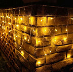 LED Ceiling Icicle Lights, 13FT 96 LEDs 8 Modes Twinkle Christmas Hanging Fairy String Curtain Lights for, alternate view 4