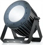 LED COB 200W Par Lights, Cool White and Warm White Stage Wash Lights in Black