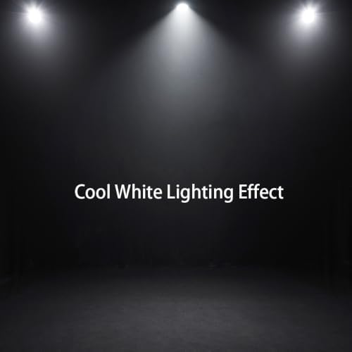LED COB 200W Par Lights, Cool White and Warm White Stage Wash Lights in Black, alternate view 6