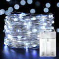 LED Fairy Lights Battery Operated 20FT 60 LEDs Silver Wire String Lights Twinkle Lights Starry Fairy String