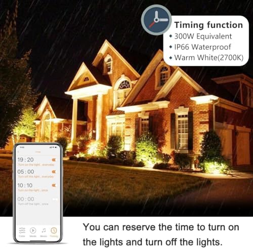 Led Flood Light 30W, 300W Equivalent Outdoor Color Changing Lights, alternate view 3