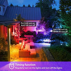 Led Flood Light 500W Equivalent, RGBW Led Outdoor Colored Floodlight, alternate view 4