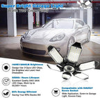 LED Garage Light - 160W Super Brighter Garage Light Bulbs 6500K, alternate view 2