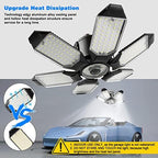 LED Garage Light - 160W Super Brighter Garage Light Bulbs 6500K, alternate view 4