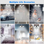 LED Garage Light - 160W Super Brighter Garage Light Bulbs 6500K, alternate view 6