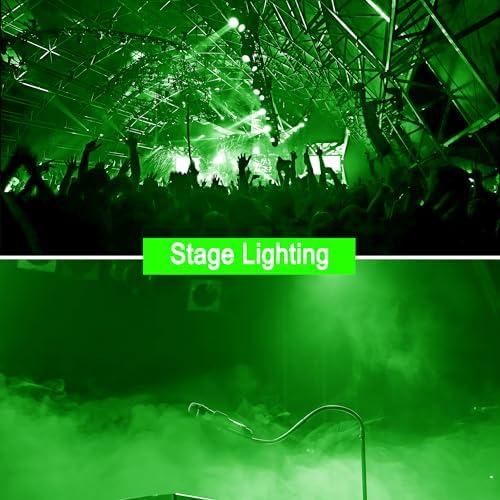 LED Green Color Light Bulb - 9W(60W Equivalent), A19 with E26 Base, 4 Pack, alternate view 7