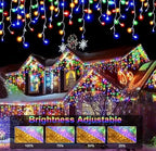 LED Icicle Lights for Outdoor Christmas Decorations,32.8Ft 400 LEDs Color Changing Christmas Fairy Light, APP &, alternate