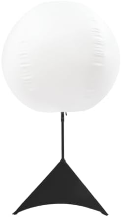 LED Inflatable Moon Light 4.92ft Globe Balloon Tripod Stand in White, alternate view 4