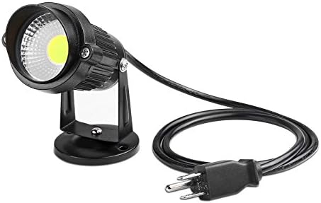 LED Landscape Up Down Light 5W White LED Decorative Spotlight Lamp 110V with Plug for Indoor Outdoor Yard Step