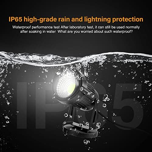 LED Landscape Up Down Light 5W White LED Decorative Spotlight Lamp 110V with Plug for Indoor Outdoor Yard Step, alternate