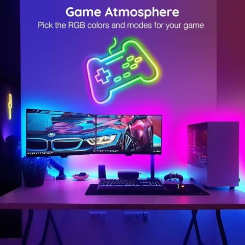 Led Neon Rope Light 150FT, Control with App/Remote, Flexible Led Rope Lights, Multiple Modes, IP68 Outdoor RGB, alternate