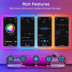 Led Neon Rope Light 150FT, Control with App/Remote, Flexible Led Rope Lights, Multiple Modes, IP68 Outdoor RGB, alternate