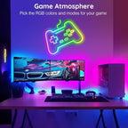 Led Neon Rope Light 50FT, Control with App/Remote, Flexible Led Rope Lights, Multiple Modes, IP68 Outdoor RGB, alternate view