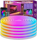 Led Neon Rope Light 60FT, Control with App/Remote, Flexible Led Rope Lights, Multiple Modes, IP68 Outdoor RGB