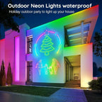 Led Neon Rope Light 60FT, Control with App/Remote, Flexible Led Rope Lights, Multiple Modes, IP68 Outdoor RGB, alternate view