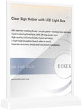 LED Sign Holder LED Menu Board A4 (color version T shape with white frame)
