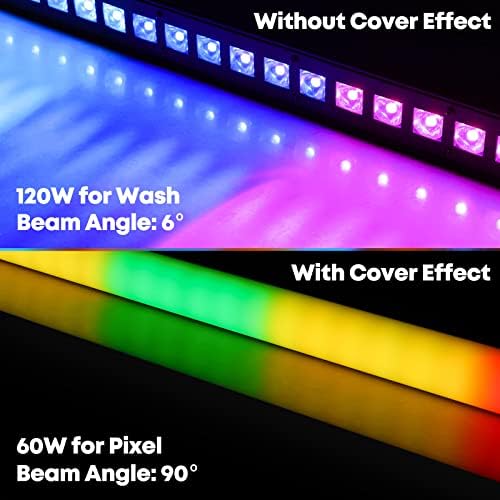 LED Stage Wash Light Bar,120W 40" LED Stage Pixel Light Bar,36 RGBW LED Stage Wash Lights with Detachable Cover, alternate