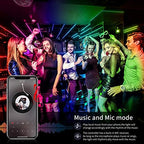 Led Strip Lights,60ft Music Sync Color Changing, Built-in Mic, Bluetooth App Control LED Tape Lights with, alternate view 4