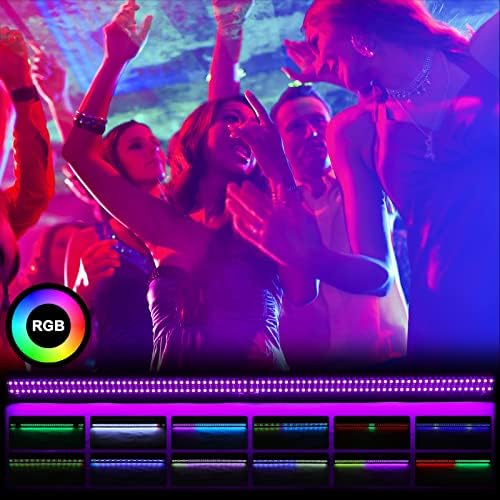 LED Wall Washer Light,336 LEDs 70W RGB DJ Light Bar Stage Lighting Support DMX & Sound Activated Control Dj, alternate view 3