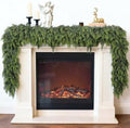 Lifelike Touch Artificial Christmas Cedar Garland for Mantle (9FT 1PCS)