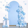Light Blue Spandex Arch Cover 6FT Baby Shower Arch Backdrop Cover in 2.6ftx6ft in Light Blue