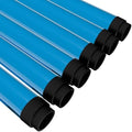Light Blue T8 Fluorescent Tube Guard, 4-Ft Safety Sleeve, 6-Pack