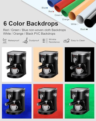 Light Box Photography, 24x24 inch Large Photo Light Box with 136 LED Beads, CRI >95, Professional Portable Photo, alternate