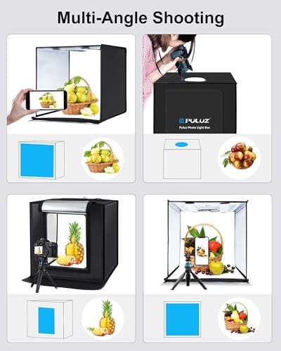 Light Box Photography, 24x24 inch Large Photo Light Box with 136 LED Beads, CRI >95, Professional Portable Photo, alternate