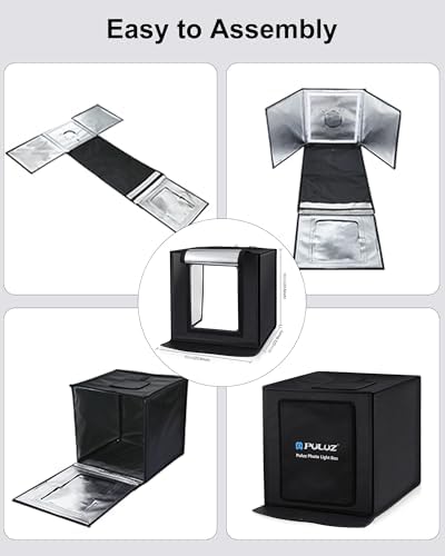 Light Box Photography, 24x24 inch Large Photo Light Box with 136 LED Beads, CRI >95, Professional Portable Photo, alternate