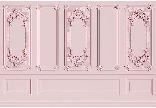 Light Pink Vintage Room Inside Photography Backdrops 10x6.5ft in 10x6.5ft