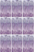 Light Purple Foil Fringe Backdrop Curtains, 3.3x6.6ft, 9pcs in 3.3x6.6ft