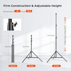 Light Stand 112in/9.3' Photography Heavy Duty Light Stand, alternate view 3