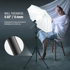 Light Stand All Metal with 180° Reversible Legs, 70"/178cm Portable Travel Tripod Stand 1/4" Screw & 5/8" Stud, alternate