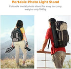 Light Stand for Photography, 7.5ft/2.3M Extendable Tripod, alternate view 7