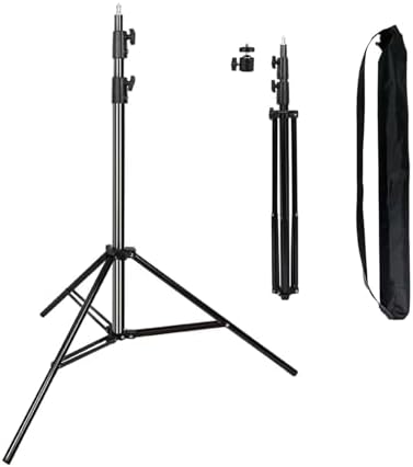Light Stand for Photography 9.2ft/2.8M Heavy Duty Tripod Spring Cushioned
