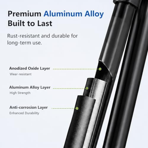 Light Stand for Photography 9.2ft/2.8M Heavy Duty Tripod Spring Cushioned, alternate view 4