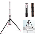 Light Stand Photography, 6.5ft/200cm Adjustable All-Terrain Tripod Stand in Pink
