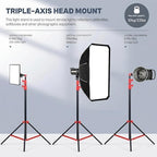 Light Stand Photography, 9.1ft/280cm Air Cushioned Studio Light Stand, alternate view 3